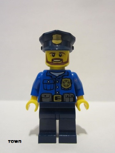 lego 2014 mini figurine cty0477 Police - City Officer