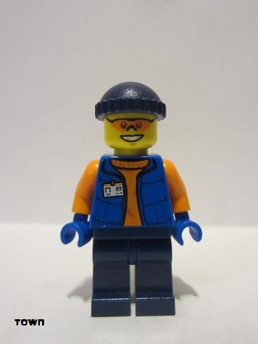 lego 2014 mini figurine cty0496 Arctic Research Assistant  