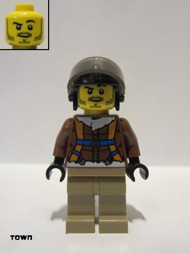 lego 2014 mini figurine cty0498 Arctic Plane Pilot  