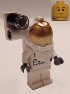 lego 2015 mini figurine cty0561 Astronaut Male with Side Lamp 