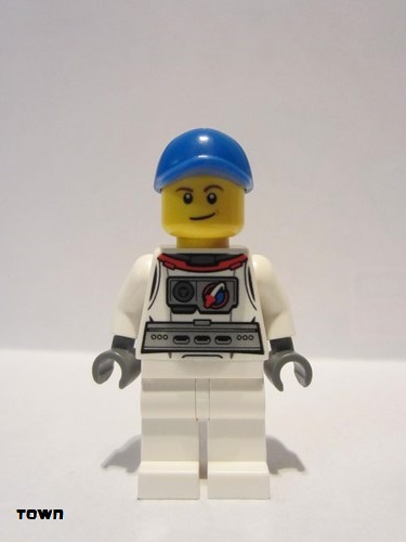 lego 2015 mini figurine cty0562 Astronaut With Cap 