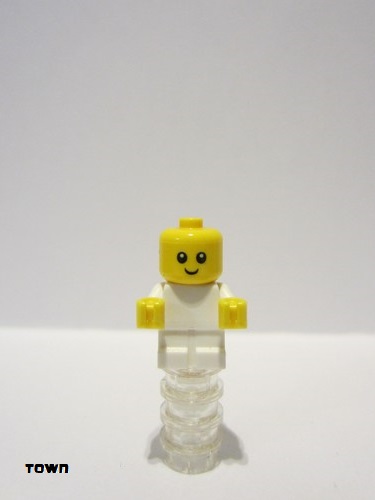 lego 2016 mini figurine cty0668 Baby White Body with Yellow Hands 