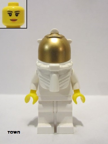 lego 2016 mini figurine cty0727 Astronaut Female 