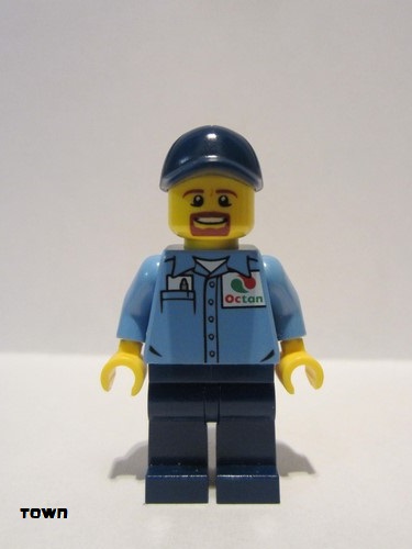 lego 2020 mini figurine cty1119 Gas Station Worker