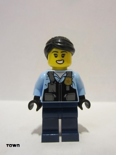 lego 2020 mini figurine cty1141 Police Officer - Rooky Partnur  