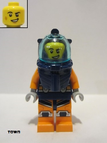 lego 2020 mini figurine cty1164 Deep Sea Diver