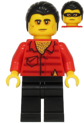 lego 2020 mini figurine cty1205 Police - Crook Vito Red Shirt 
