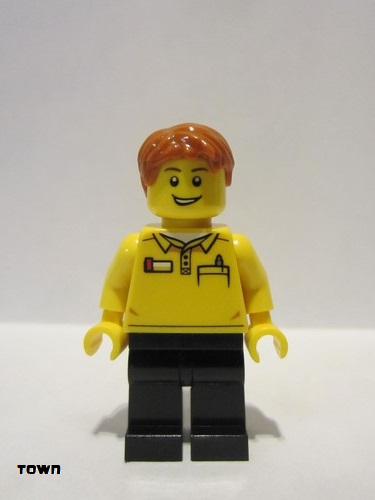 lego 2021 mini figurine cty1239 Lego Store Employee