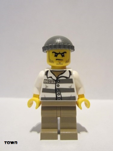 lego 2021 mini figurine cty1242 Police - Jail Prisoner