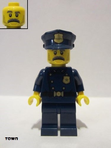 lego 2021 mini figurine twn404 Police Officer