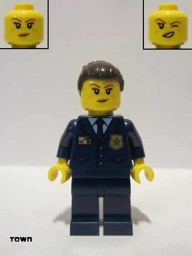 lego 2021 mini figurine twn406 Police Officer