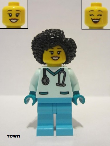 lego 2022 mini figurine cty1346 Dr. Flieber  