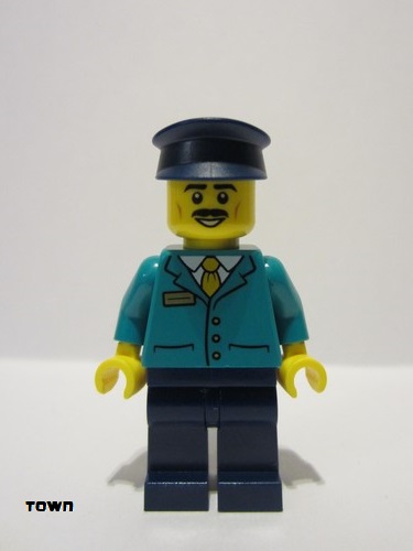 lego 2022 mini figurine cty1471 Train Driver