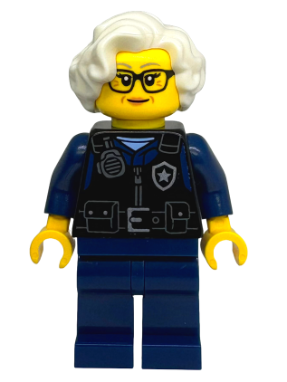 lego 2025 mini figurine cty1902 Police - Officer Lina Brickle Grandma Lina 