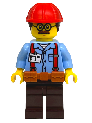 lego 2025 mini figurine cty1906 Ted Brickle  