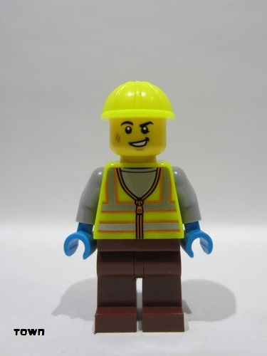 lego 2025 mini figurine cty1924 Train Worker