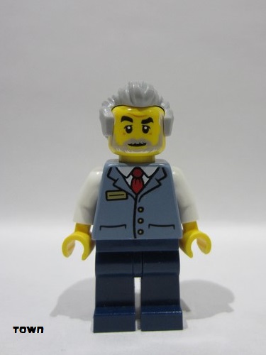 lego 2025 mini figurine cty1928 Station Master