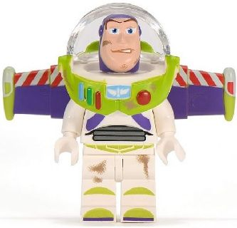 lego 2010 mini figurine toy011 Buzz Lightyear Dirt Stains 