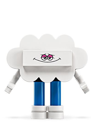 lego 2020 mini figurine twt010s Cloud Guy With Sticker 