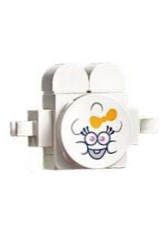 lego 2020 mini figurine twt017s2 Cloud Baby White with Sticker 2 
