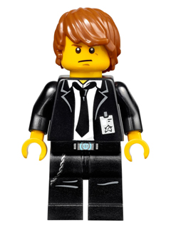 lego 2014 mini figurine uagt003 Agent Max Burns  