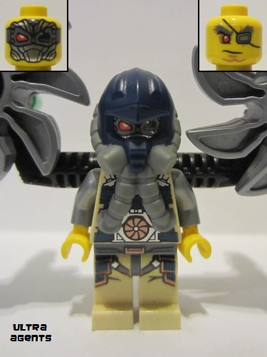lego 2014 mini figurine uagt008 Psyclone With Parachute Backpack and Attachments 