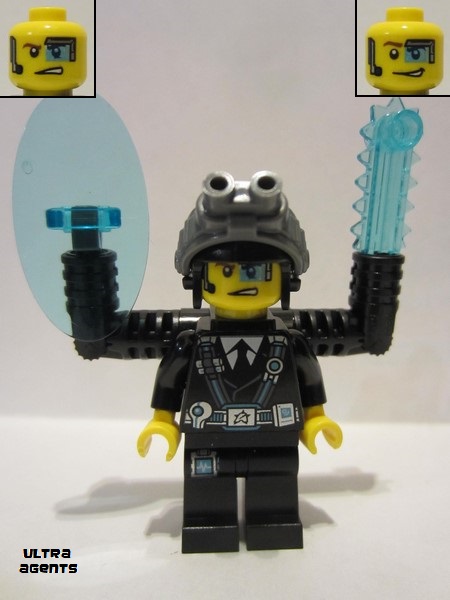 lego 2014 mini figurine uagt013 Agent Curtis Bolt