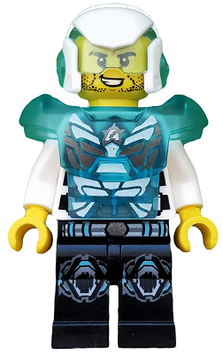 lego 2015 mini figurine uagt024 Agent Jack Fury Helmet and Shoulder Armor 