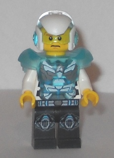 lego 2015 mini figurine uagt031 Agent Max Burns Helmet and Armor, White Arms 