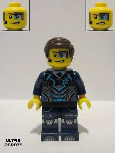 lego 2015 mini figurine uagt033 Agent Curtis Bolt  