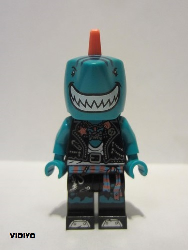 lego 2021 mini figurine vid002 Shark Singer  