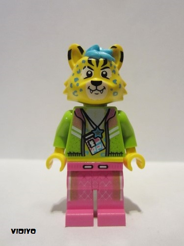 lego 2021 mini figurine vid007 DJ Cheetah  