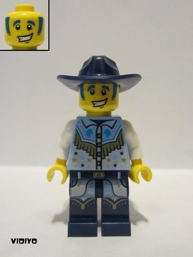 lego 2021 mini figurine vid012 Discowboy  
