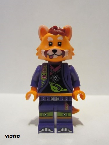 lego 2021 mini figurine vid017 Red Panda Dancer  