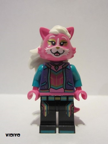 lego 2021 mini figurine vid027 Kitten Keytarist  