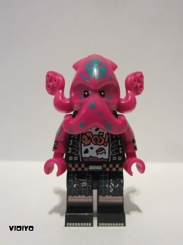 lego 2021 mini figurine vid028 Squid Drummer  