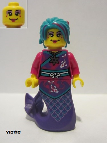 lego 2021 mini figurine vid040 Karaoke Mermaid  
