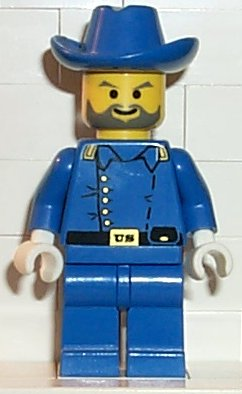 lego 1996 mini figurine ww002 Cavalry Lieutenant  