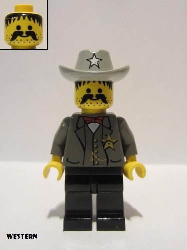 lego 1996 mini figurine ww021 Sheriff  