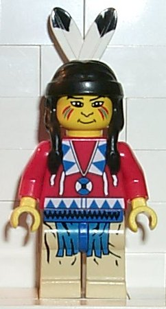 lego 1997 mini figurine ww022 Indian