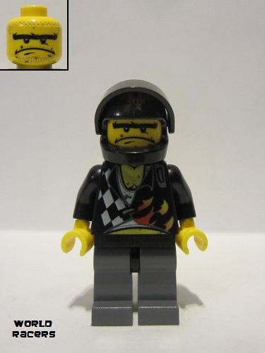 lego 2010 mini figurine wr010 Backyard Blaster 2 Bubba Blaster - Standard Helmet 