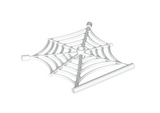 White Spider Web with Bar