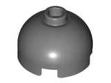 Dark Bluish Gray Brick, Round 2 x 2 Dome Top - Hollow Stud with Bottom Axle Holder x Shape + Orientation