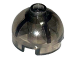 Trans-Brown Brick, Round 2 x 2 Dome Top - Hollow Stud with Bottom Axle Holder x Shape + Orientation
