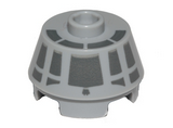 Light Bluish Gray Cone 2 x 2 Truncated with Dark Bluish Gray Millennium Falcon Cockpit on Top and Side Pattern