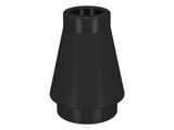 Black Cone 1 x 1 without Top Groove