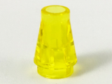 Trans-Yellow Cone 1 x 1 without Top Groove