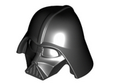 Black Minifig, Headgear Helmet SW Darth Vader Type 2 Top
