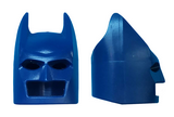 Dark Blue Minifig, Headgear Mask Batman Type 1 Cowl (Wide Ears)