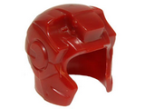 Dark Red Minifigure, Headgear Helmet Space with Open Face and Top Hinge (Iron Man)